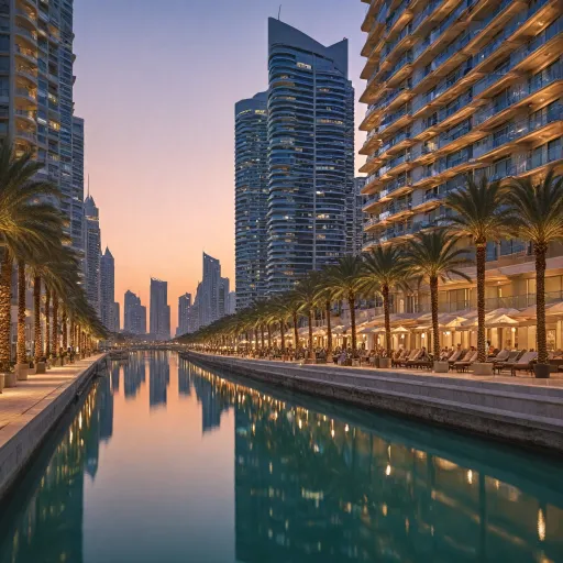 Elegant five star hotels in Dubai Marina for waterfront luxury stays